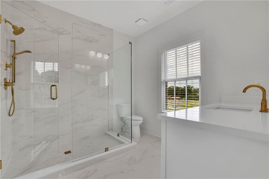 Furnished interior view inside a new home in Skyview On Broad, Sugar Hill (Image 15).
