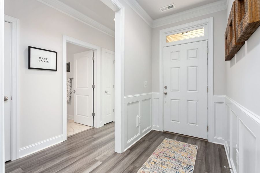 Representative furnished interior of a home built from the Essex by Keystone Homes NC in Weybridge, Burlington (Image 13).