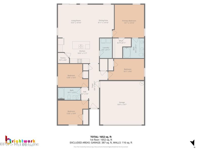 2D floor plan layout of this home in Cross Creek Express, Green Cove Springs, FL (Image 5). 2D floor plan layout of this home in Cross Creek Express, Green Cove Springs, FL (Image 5).