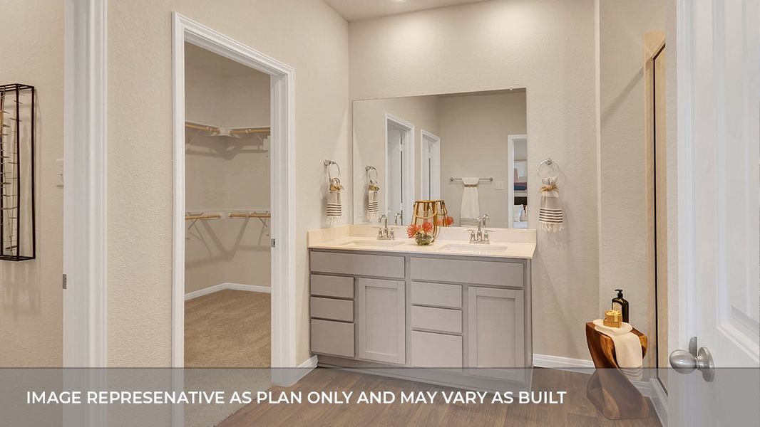 Representative furnished interior of a home built from the The Gaven by D.R. Horton in Talavera, Kyle (Image 19).