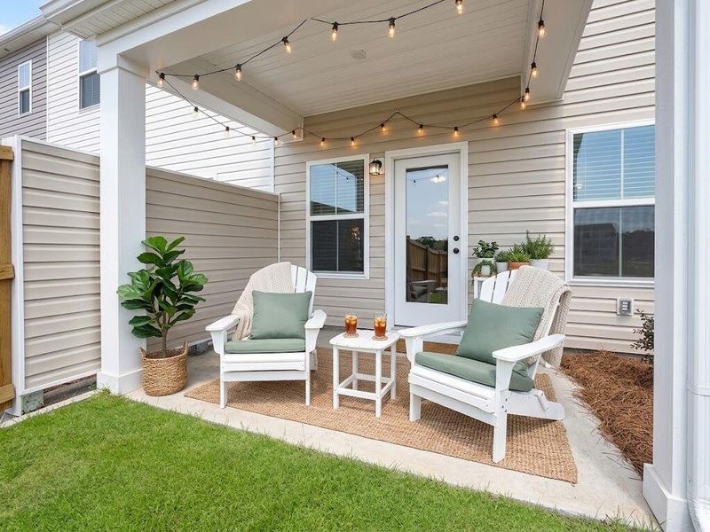 Exterior details and patio area of a home in , Summerville (Image 28).