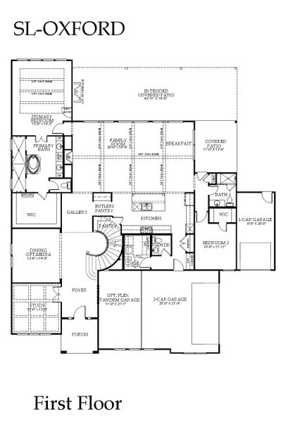 2D floor plan layout for the SL-Oxford by Windsor Homes in Winding Creek, Rockwall, TX (Image 4). 2D floor plan layout for the SL-Oxford by Windsor Homes in Winding Creek, Rockwall, TX (Image 4).