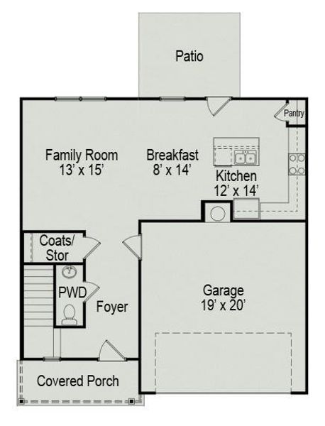 2D floor plan layout of this home in Catawba Trace, Catawba, NC (Image 4). 2D floor plan layout of this home in Catawba Trace, Catawba, NC (Image 4).