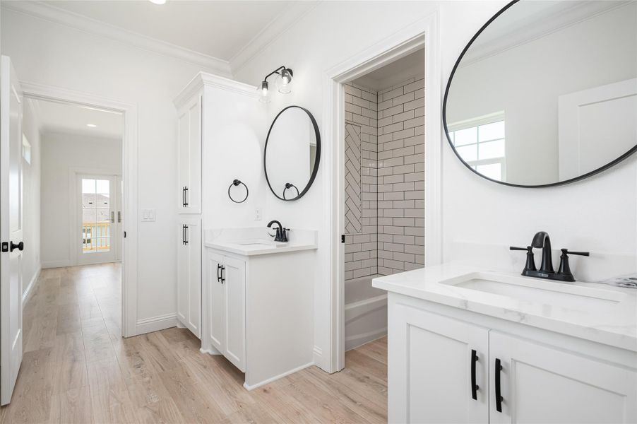 Furnished interior view inside a new home in , Bolivar Peninsula (Image 6).