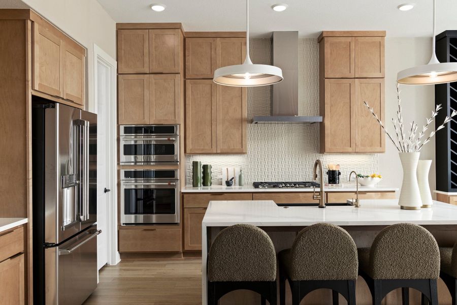 Representative furnished interior of a home built from the McKinney by Tri Pointe Homes in Lariat, Liberty Hill (Image 15).