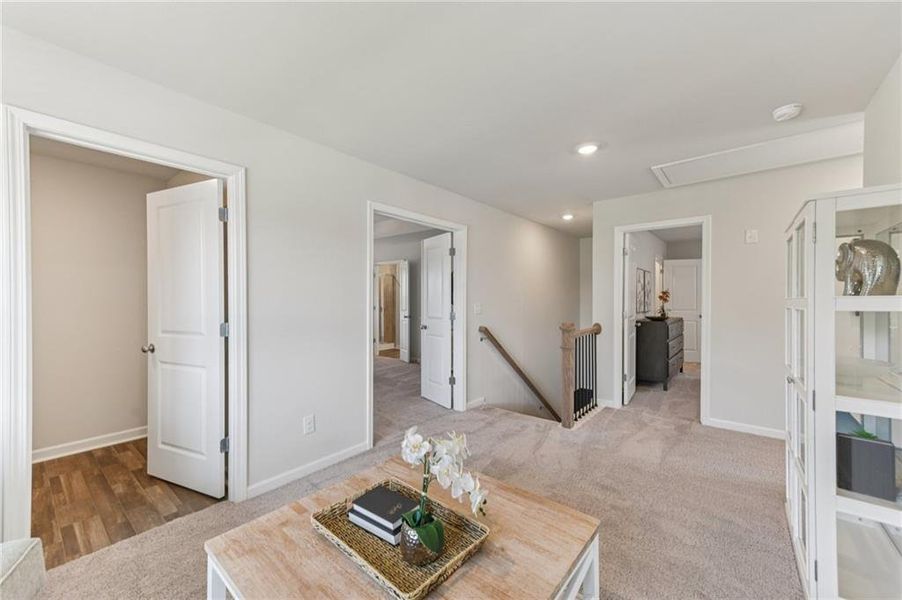 Furnished interior view inside a new home in The Hills at Cedar Creek, Winder (Image 33).