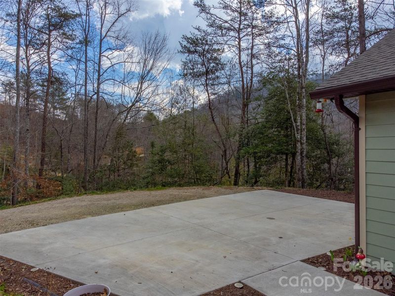 Exterior details and patio area of a home in , Bryson City (Image 20). Exterior details and patio area of a home in , Bryson City (Image 20).