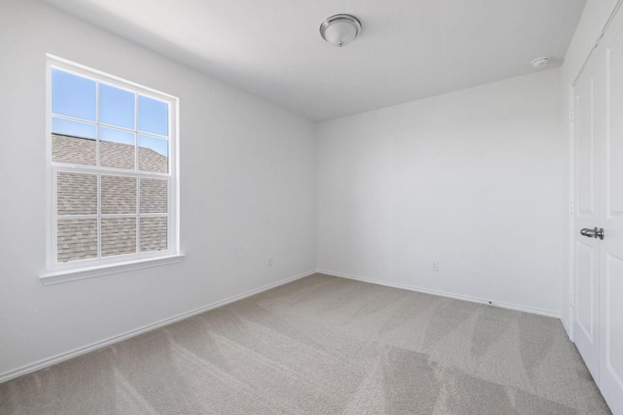 Spacious, unfurnished interior of a new home in Salerno - Heritage Collection, Round Rock (Image 26). Spacious, unfurnished interior of a new home in Salerno - Heritage Collection, Round Rock (Image 26).