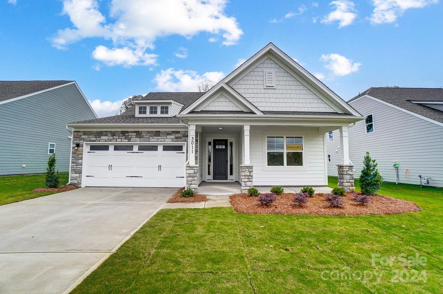 MOVE-IN READY! Homesite 145 features an Avery, Ranch floorplan with front-load garage.