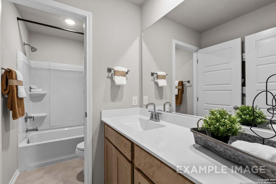 Furnished interior view inside a new home in Applewhite Meadows, San Antonio (Image 33).