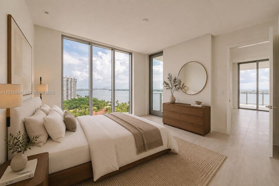 Furnished interior view inside a new home in , Palm Beach (Image 15).