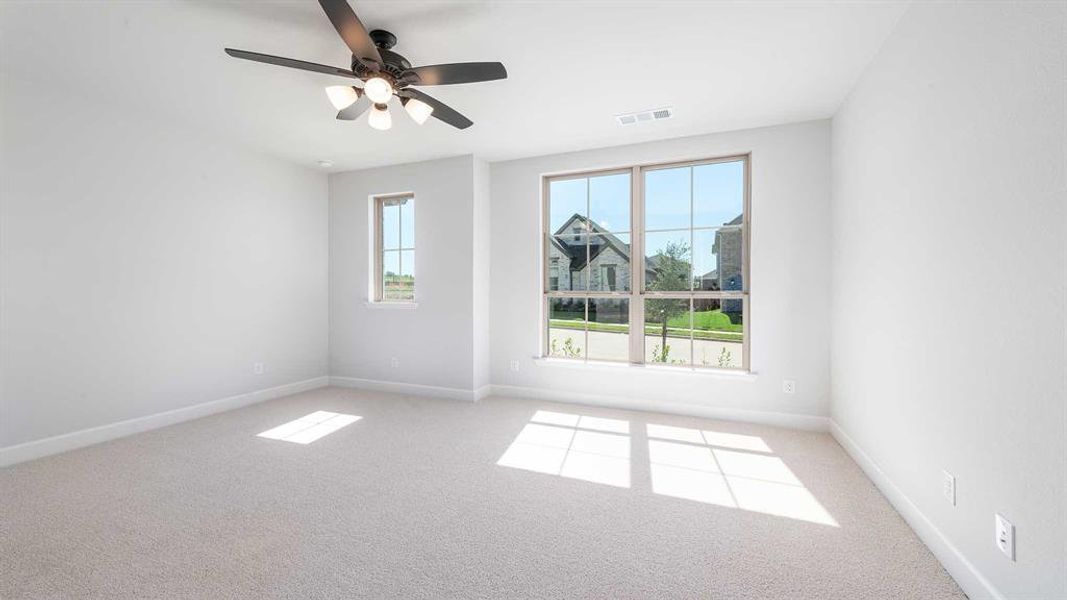 Spacious, unfurnished interior of a new home in The Heights At Uptown Celina 45', Celina (Image 16). Spacious, unfurnished interior of a new home in The Heights At Uptown Celina 45', Celina (Image 16).
