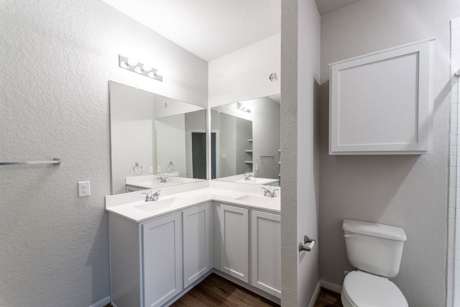 Furnished interior view inside a new home in Hennersby Hollow, San Antonio (Image 6).