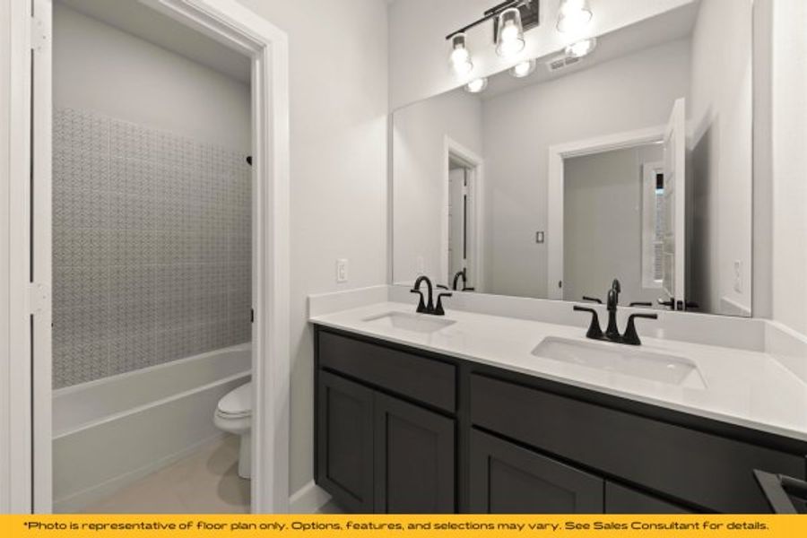 Representative furnished interior of a home built from the The Rio by Stonefield Homes in The Highlands, Rockwall (Image 17).