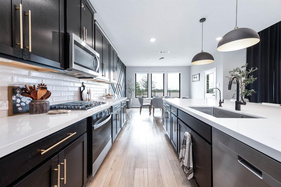 Furnished interior view inside a new home in Sunterra 60ft, Katy (Image 22). Furnished interior view inside a new home in Sunterra 60ft, Katy (Image 22).