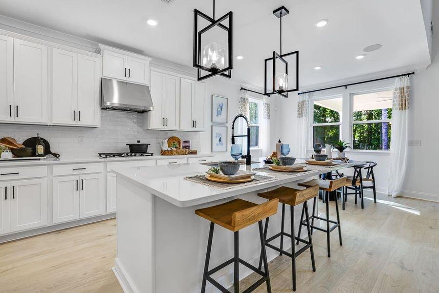Furnished interior view inside a new home in Reserve at Hickory Walk, Kennesaw (Image 37).