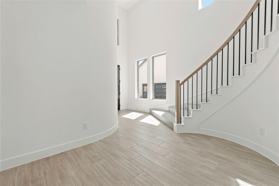 Spacious, unfurnished interior of a new home in Austin Point, Richmond (Image 17). Spacious, unfurnished interior of a new home in Austin Point, Richmond (Image 17).