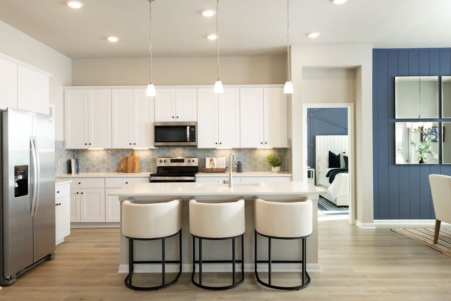 Representative furnished interior of a home built from the Teton by Beazer Homes in Comanche Ridge, San Antonio (Image 8).