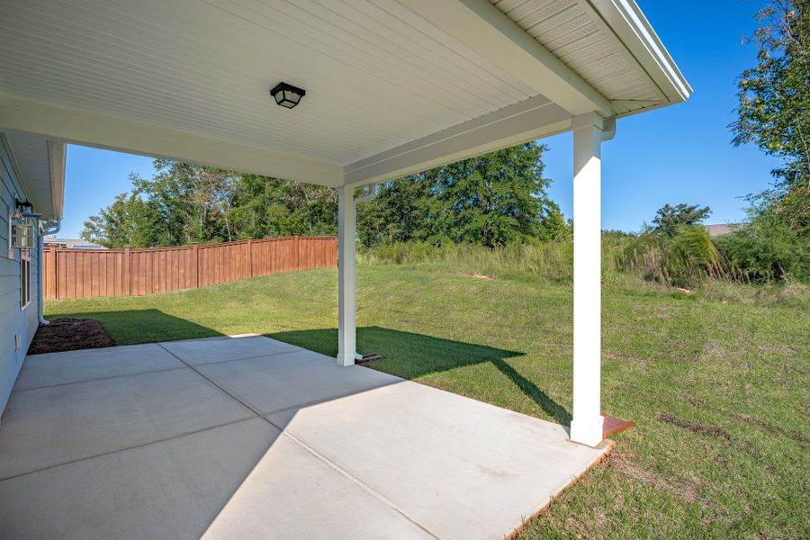 Exterior details and patio area of a home in Carriage Estates, Lexington (Image 24).