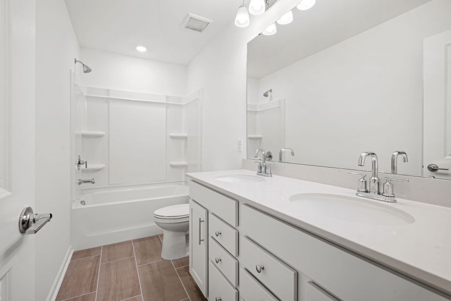 Furnished interior view inside a new home in Bryton, Huntersville (Image 20).