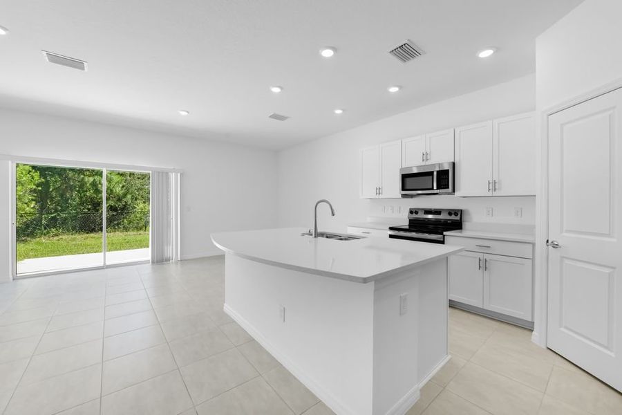 Furnished interior view inside a new home in Vinterra Townhomes, Nokomis (Image 4).