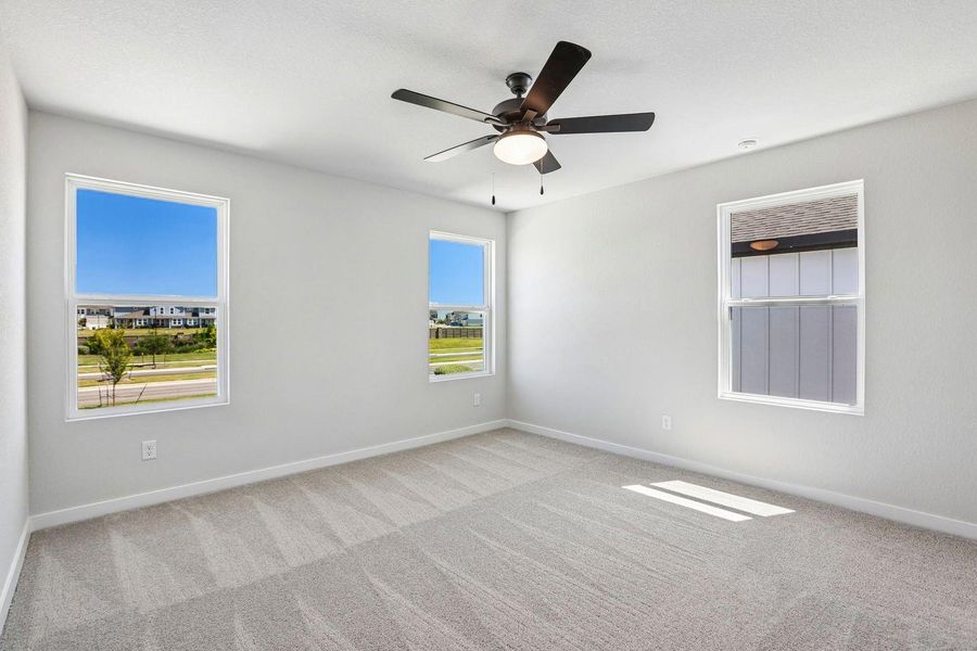 Spacious, unfurnished interior of a new home in Avery Centre, Round Rock (Image 27).