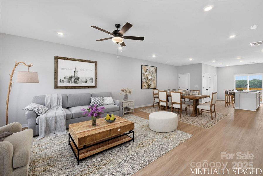 Furnished interior view inside a new home in Rhyne Court, Gastonia (Image 12).