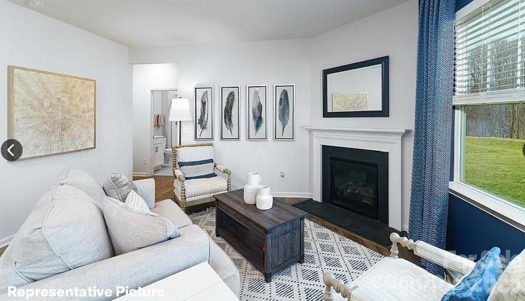 Furnished interior view inside a new home in Brinkley Ridge, Kings Mountain (Image 24).