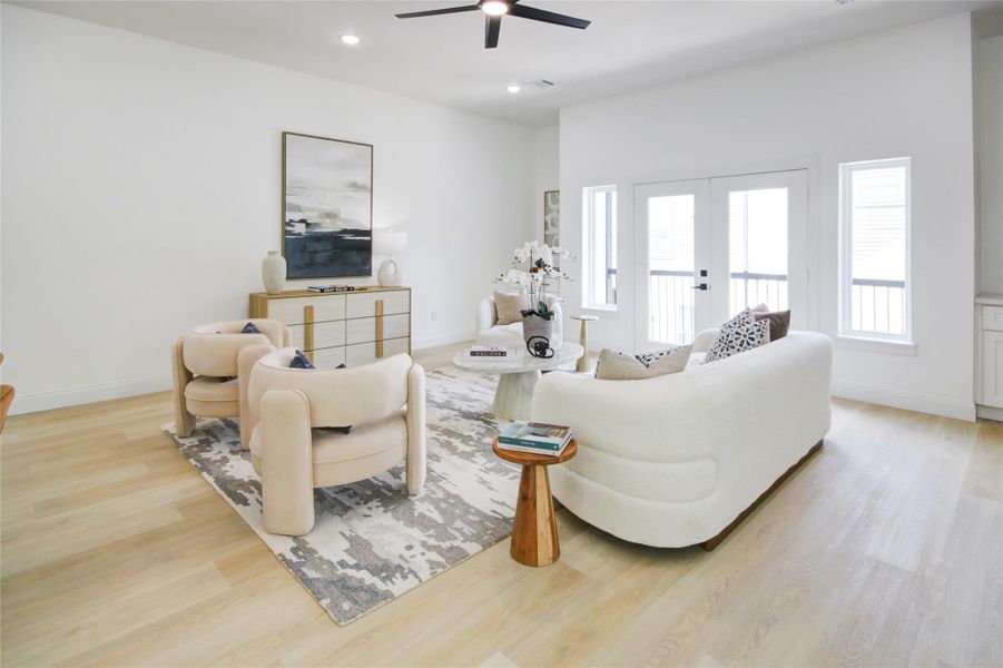 Furnished interior view inside a new home in , Houston (Image 14). Furnished interior view inside a new home in , Houston (Image 14).