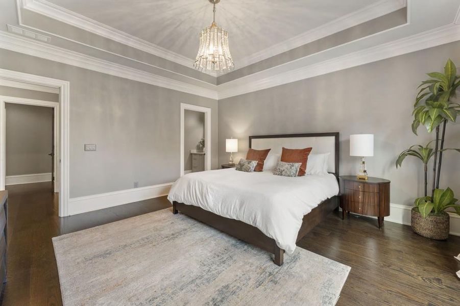 Furnished interior view inside a new home in , Johns Creek (Image 33).