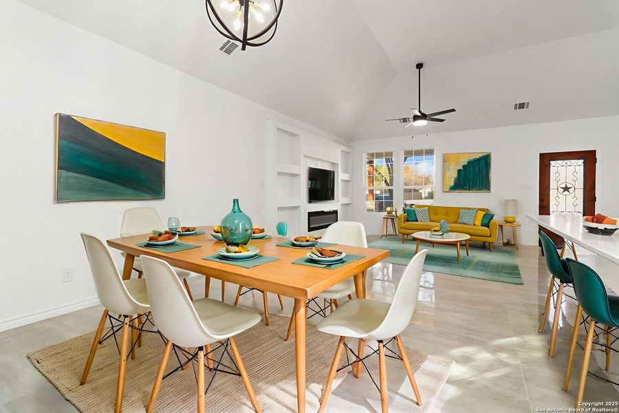 Furnished interior view inside a new home in , San Antonio (Image 14).