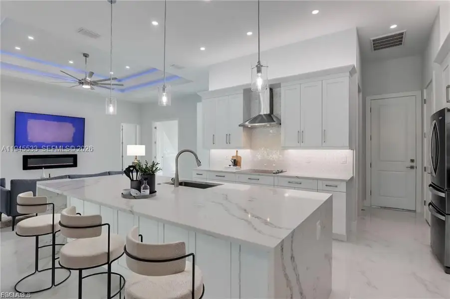 Furnished interior view inside a new home in , Cape Coral (Image 6).