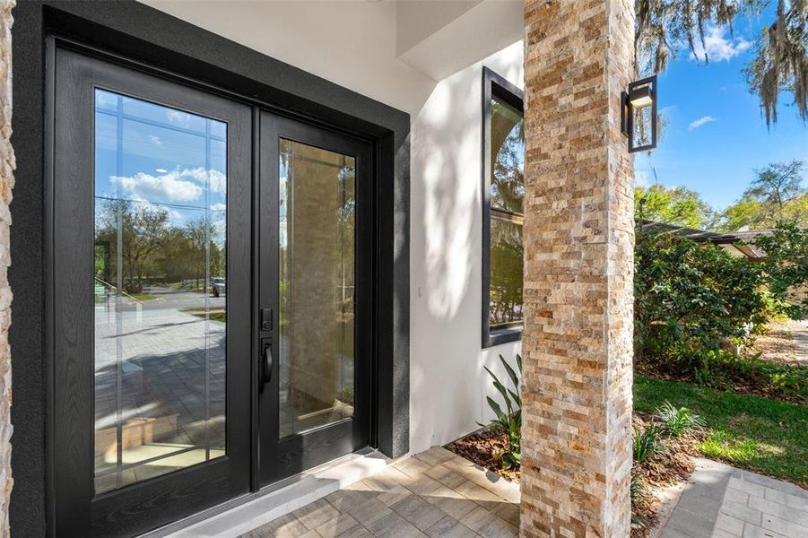 Exterior details and patio area of a home in , Winter Park (Image 38).