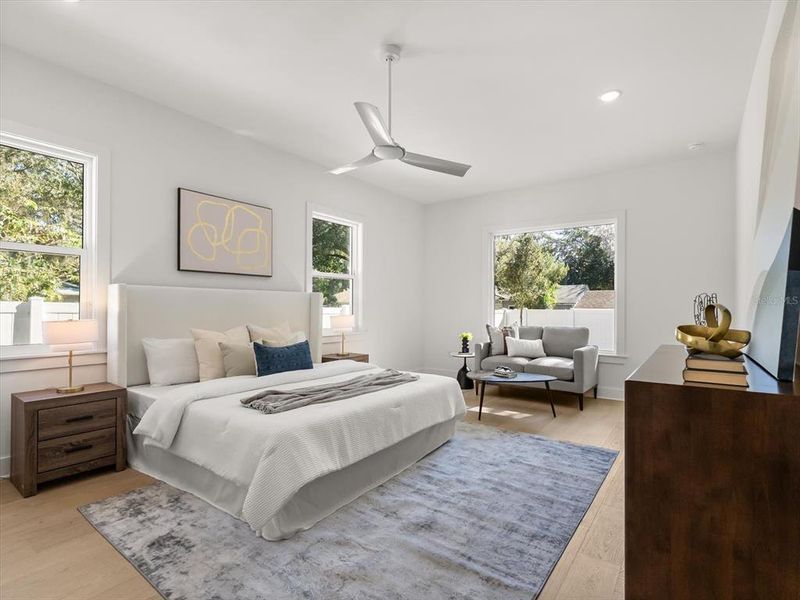 Furnished interior view inside a new home in , Orlando (Image 47).