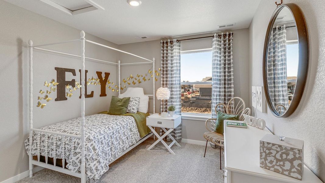 Furnished interior view inside a new home in The Ridge at Lorson Ranch, Colorado Springs (Image 13).