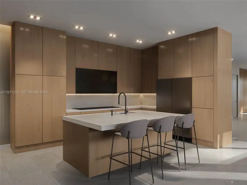 Furnished interior view inside a new home in , Miami (Image 5). Furnished interior view inside a new home in , Miami (Image 5).