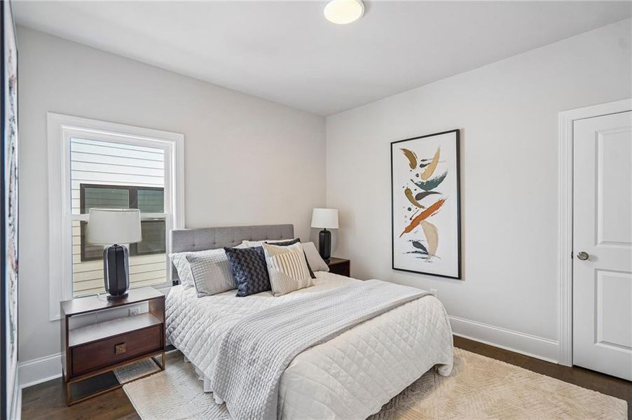 Furnished interior view inside a new home in Aberdeen, Hoschton (Image 28).