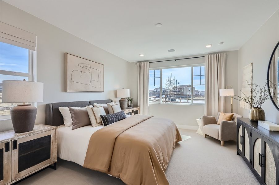 Artisan One Owner's Bedroom at Barefoot Lakes in Firestone, CO