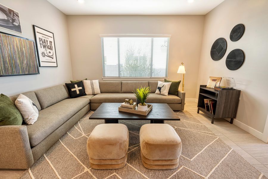 Representative furnished interior of a home built from the Violet Plan 5008 by Tri Pointe Homes in Soleo, San Tan Valley (Image 11).