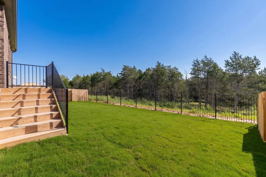 Exterior details and patio area of a home in The Colony - 50', Bastrop (Image 3).