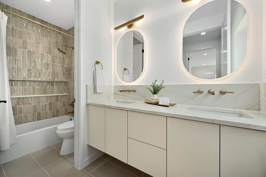 Furnished interior view inside a new home in , Austin (Image 9). Furnished interior view inside a new home in , Austin (Image 9).