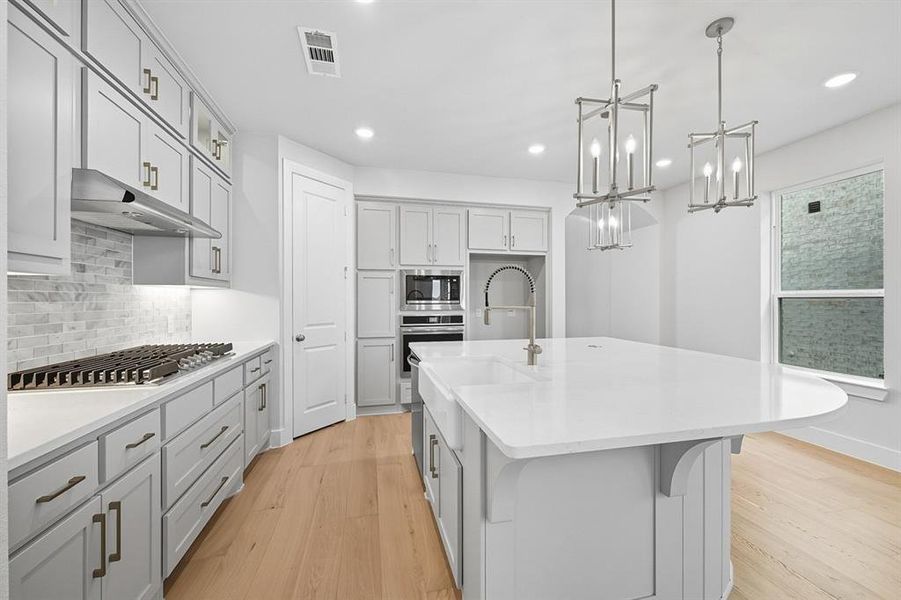 Furnished interior view inside a new home in Mosaic: 40ft. lots, Celina (Image 11). Furnished interior view inside a new home in Mosaic: 40ft. lots, Celina (Image 11).