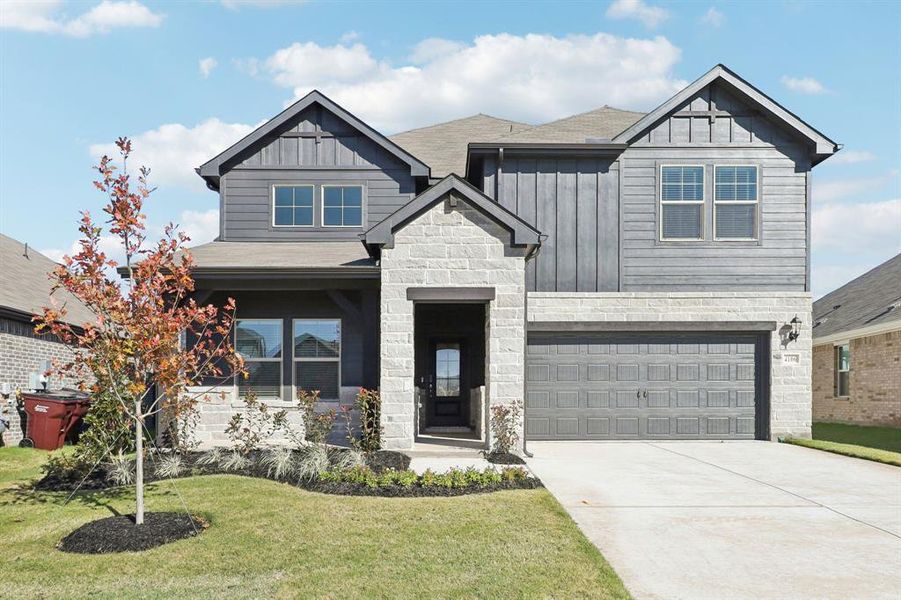 Front exterior of a new home in , Farmersville, TX, highlighting curb appeal (Image 21).