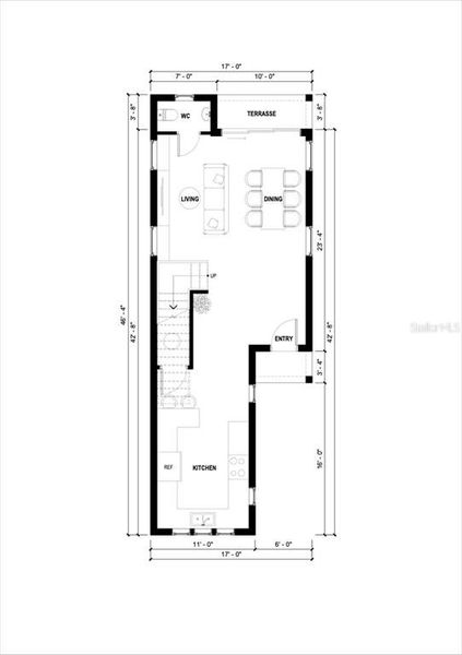 2D floor plan layout of this home in , Tampa, FL (Image 3). 2D floor plan layout of this home in , Tampa, FL (Image 3).