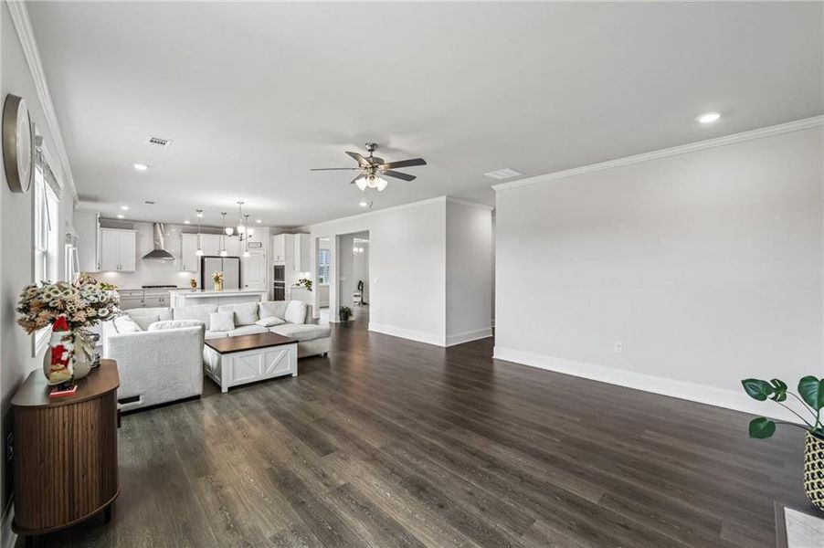 Furnished interior view inside a new home in , Cumming (Image 14).