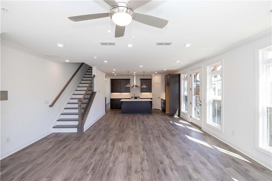 Spacious, unfurnished interior of a new home in Ecco Park, Alpharetta (Image 17).