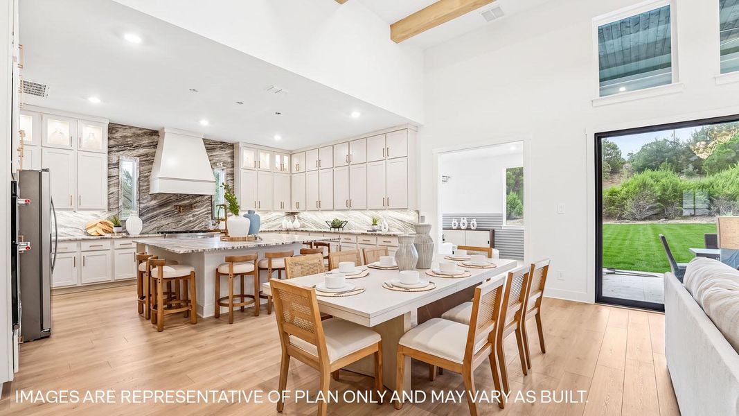 Representative furnished interior of a home built from the The Bremond by D.R. Horton in Sola Vista at West Cypress Hills, Briarcliff (Image 9).