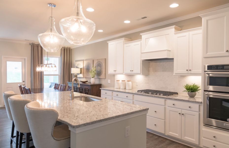 Representative furnished interior of a home built from the Vanderbilt by Pulte Homes in Everbrook, Angier (Image 6).