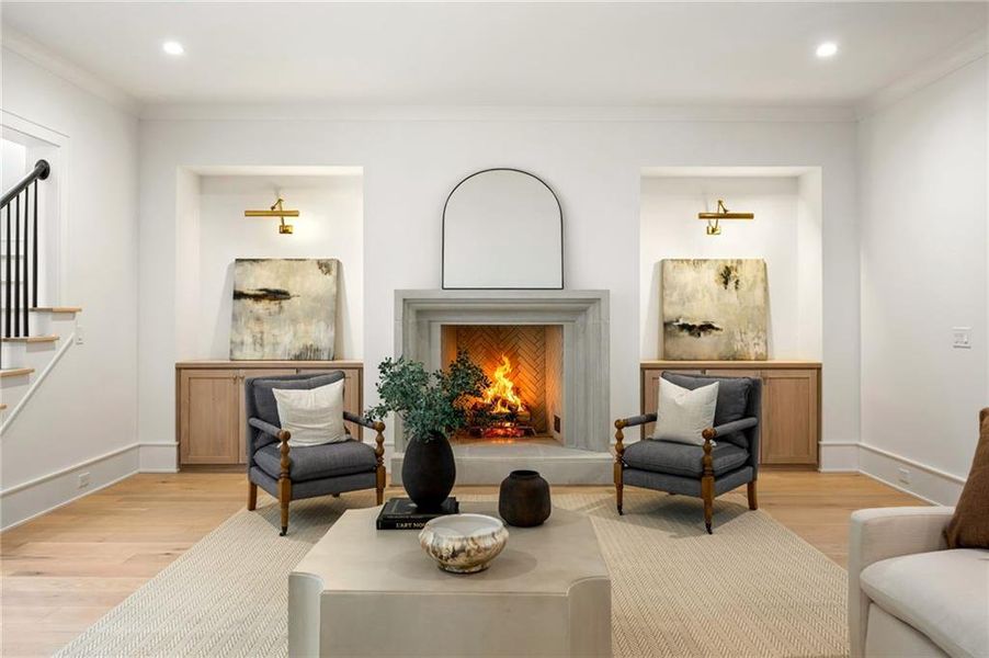 Furnished interior view inside a new home in , Atlanta (Image 44).