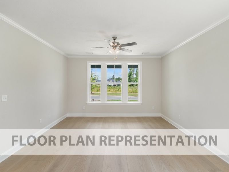 Family Room | Wren Plan by Ivey Homes